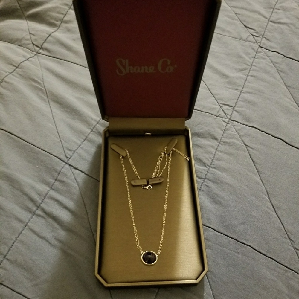Shane Co. Raw Sapphire Necklace